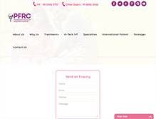 Tablet Screenshot of pfrcivf.com
